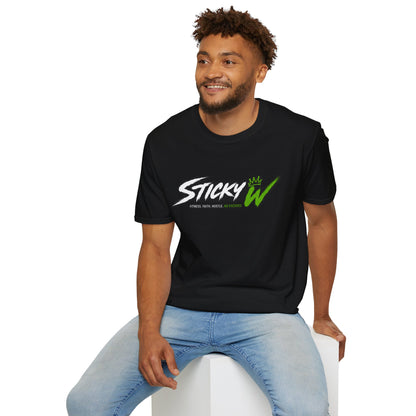 Sticky W Logo T-Shirt — Athletic Streetwear Graphic Tee