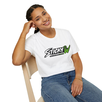 Sticky W Logo T-Shirt — Athletic Streetwear Graphic Tee