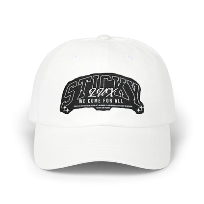 STICKY We Come For All" Embroidered Classic Baseball Hat UNISEX