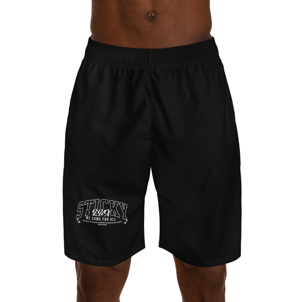 Men's Jogger Shorts – Minimal Black Athletic Shorts