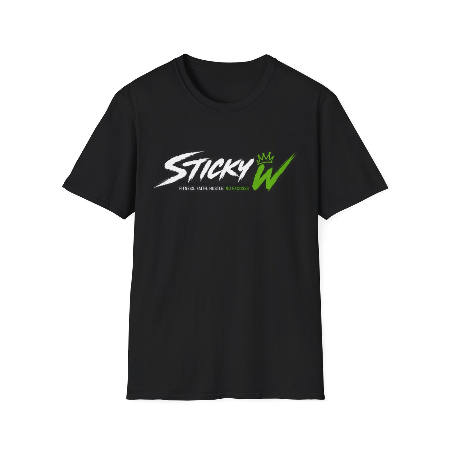 Sticky W Logo T-Shirt — Athletic Streetwear Graphic Tee