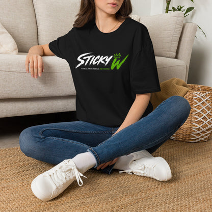 Sticky W Logo T-Shirt — Athletic Streetwear Graphic Tee