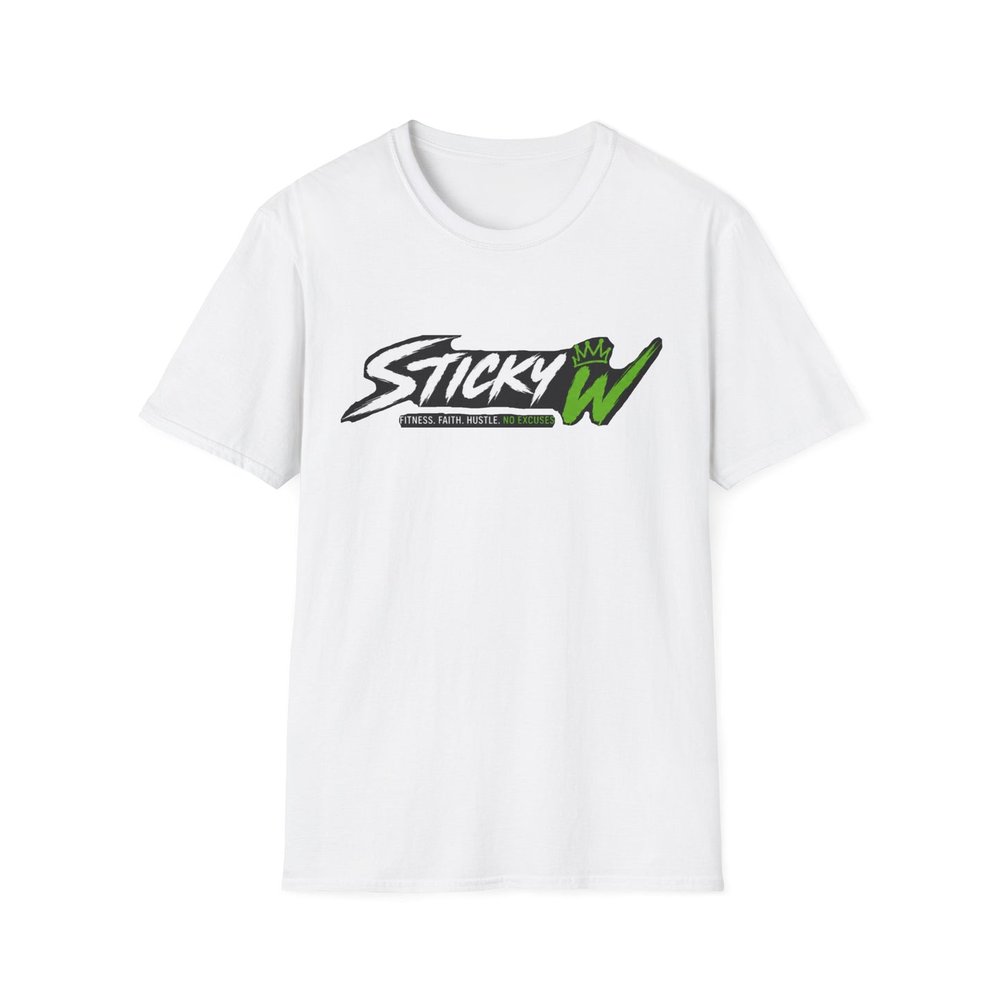Sticky W Logo T-Shirt — Athletic Streetwear Graphic Tee