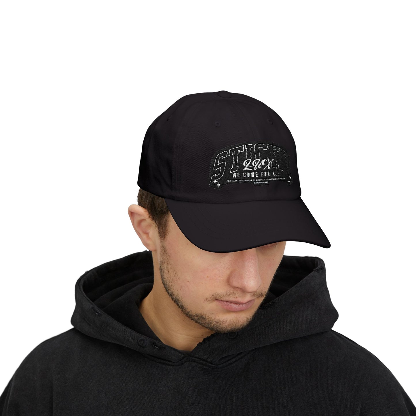 STICKY We Come For All" Embroidered Classic Baseball Hat UNISEX