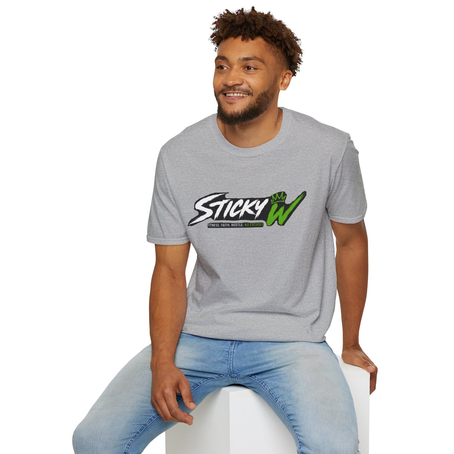 Sticky W Logo T-Shirt — Athletic Streetwear Graphic Tee
