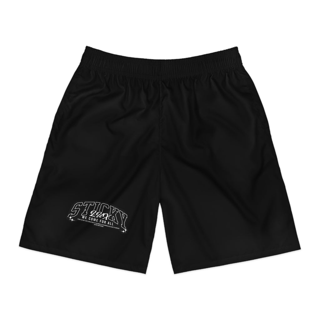Men's Jogger Shorts – Minimal Black Athletic Shorts
