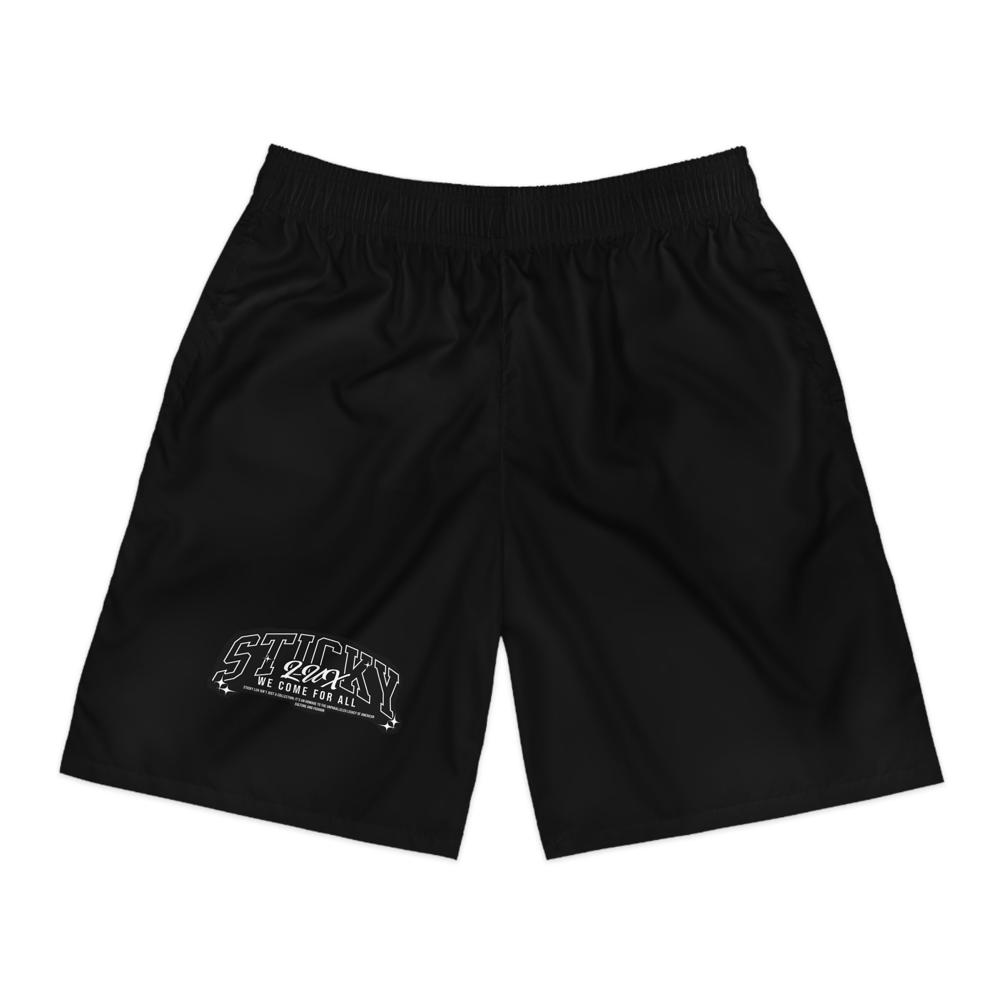 Men's Jogger Shorts – Minimal Black Athletic Shorts