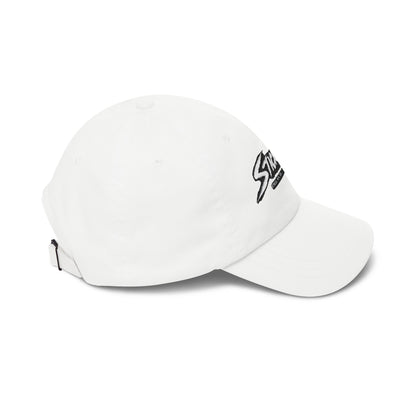 Sticky W Logo Embroidered White Baseball Hat UNISEX