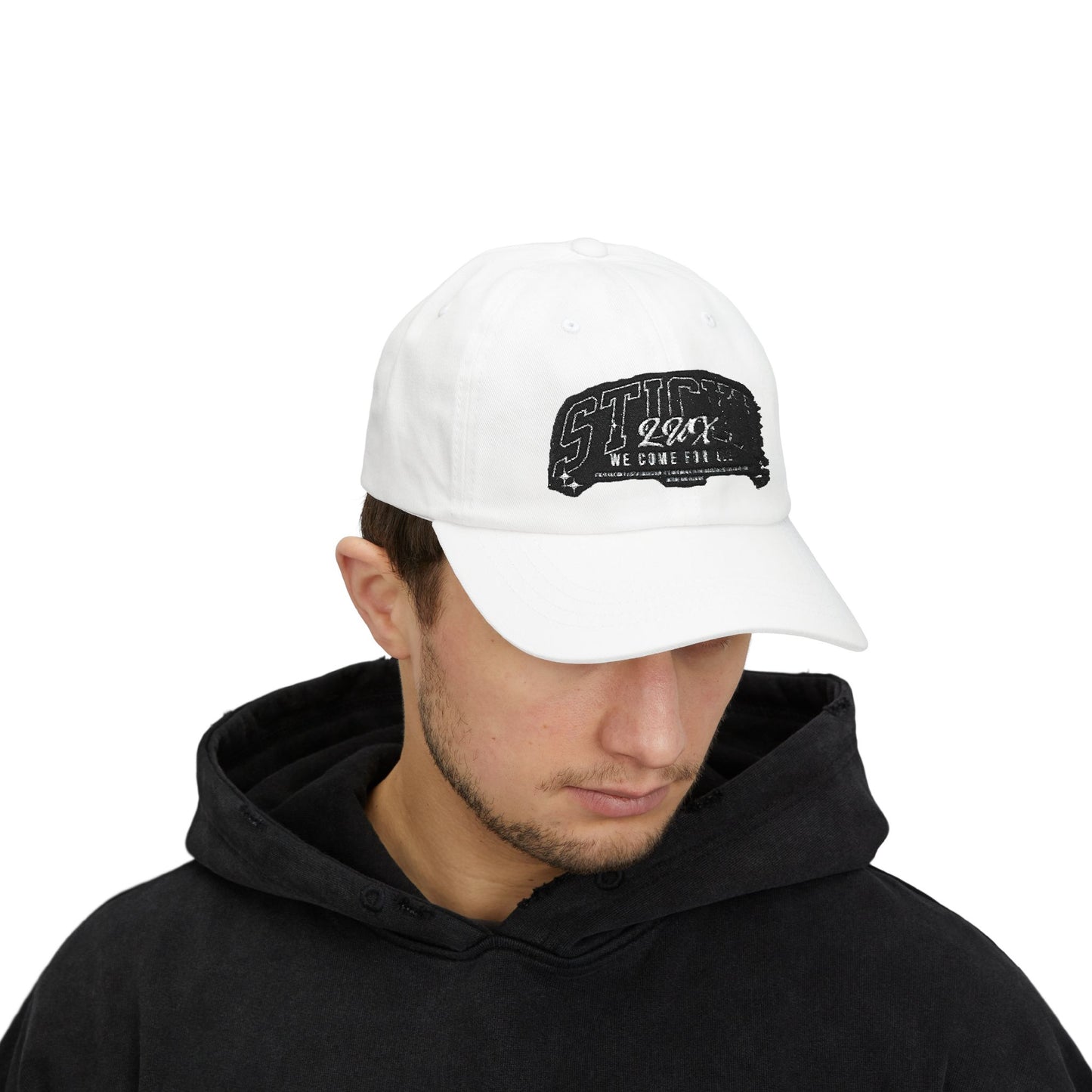 STICKY We Come For All" Embroidered Classic Baseball Hat UNISEX