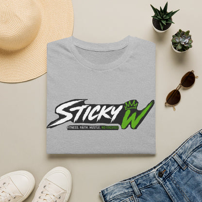 Sticky W Logo T-Shirt — Athletic Streetwear Graphic Tee