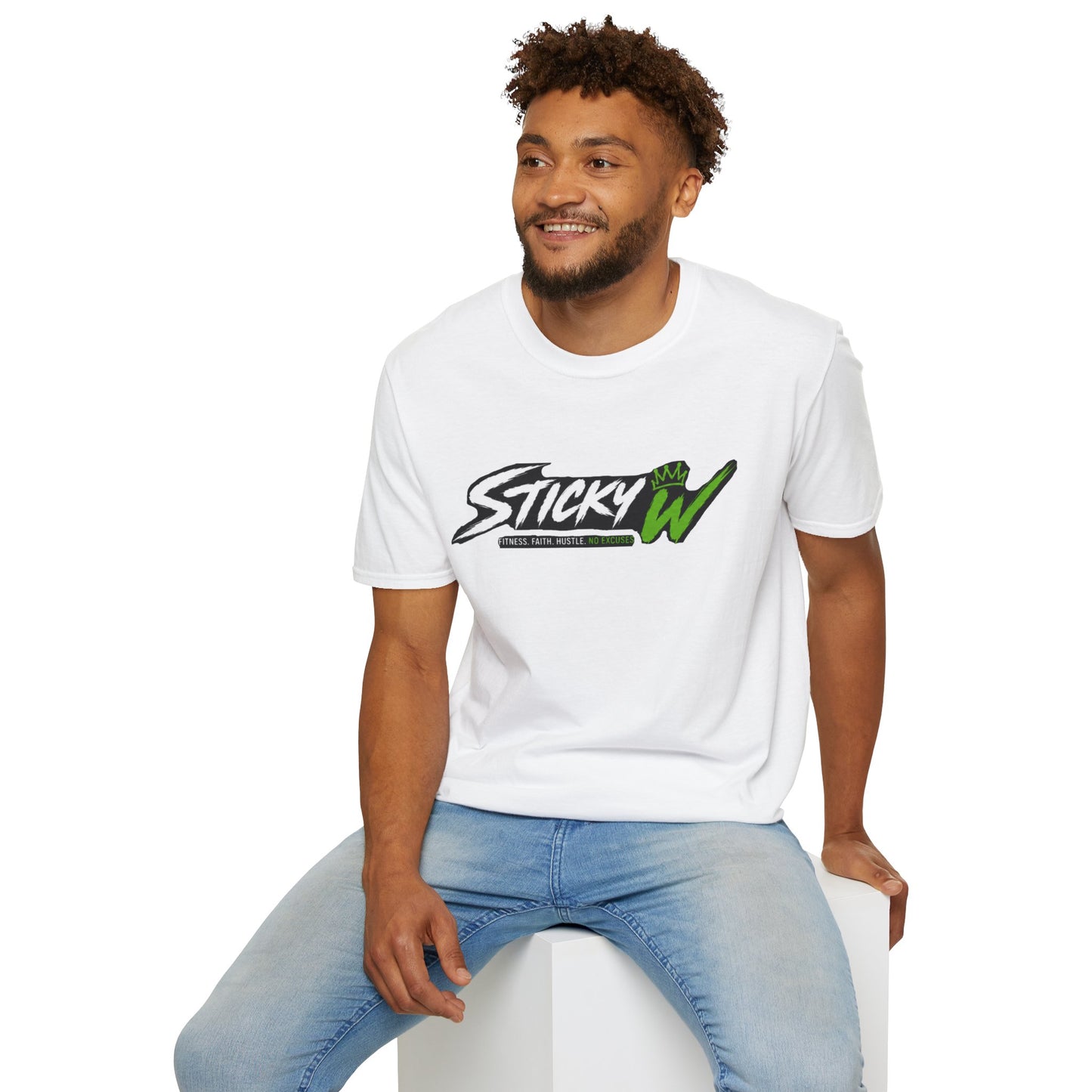 Sticky W Logo T-Shirt — Athletic Streetwear Graphic Tee