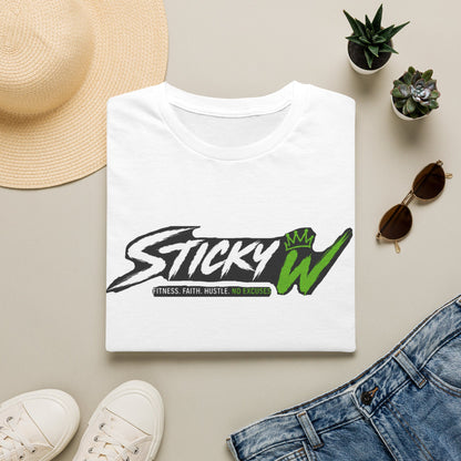 Sticky W Logo T-Shirt — Athletic Streetwear Graphic Tee